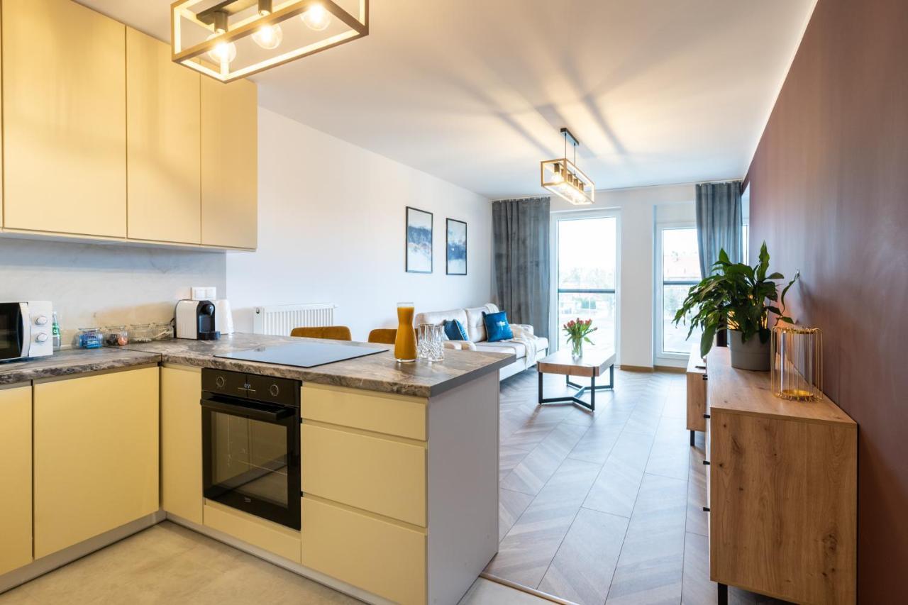Lotte Apartment - Parking Podziemny, Osiedle Strzezone Гливице Экстерьер фото